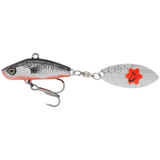 Тейл-спинер Savage Gear 3D Sticklebait Tailspin 65 mm 9 g Black Red