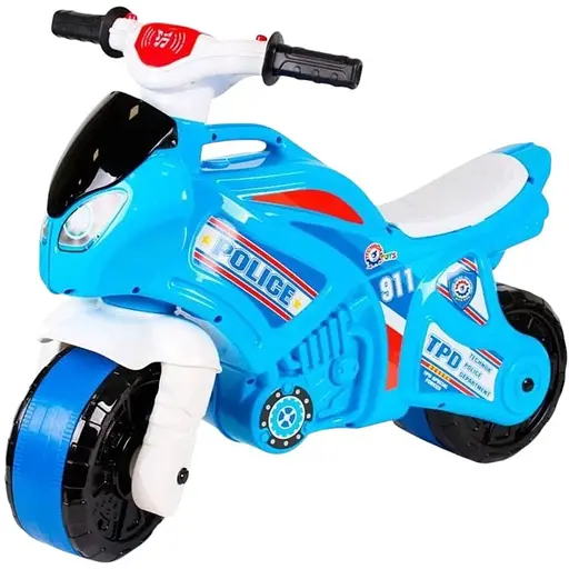 Толокар Technok Toys Мотоцикл 5781, голубой, со световыми и звуковыми эффектами