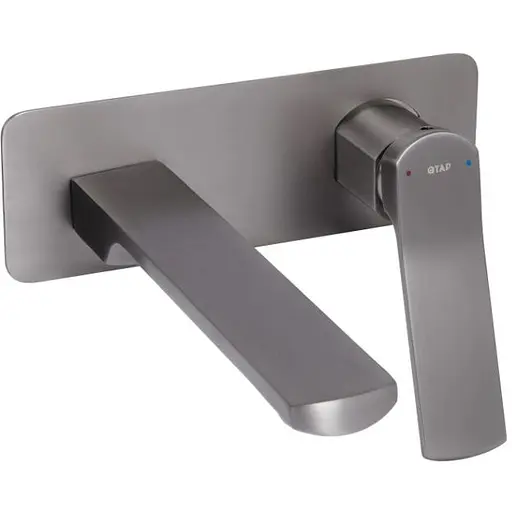 Змішувач для раковини Qtap прихованого монтажу Slavonice, Gunmetal Black PVD (k35) QTSLA273GMB45920 - фото 1