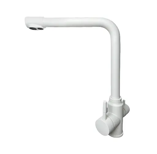 Смеситель для кухни под фильтр Adamant SA-021 белый 0211, Белый - фото 1