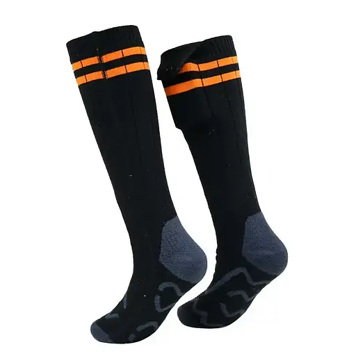 Носки KC-S0029 с подогревом и блоком питания 4000mAh на дистанционном управлении (Серые) - фото 6