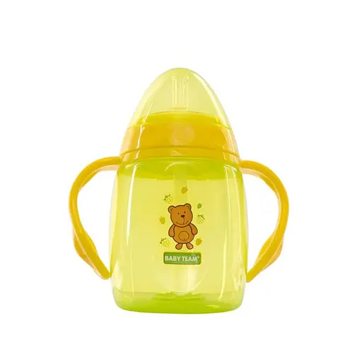 Поильник с силиконовым спаутом и ручками 5003P 250 мл