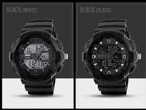 Мужские наручные часы Skmei 1189 Черный - фото 8