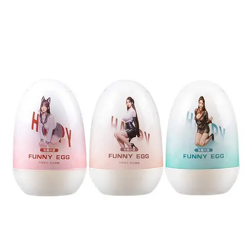 Яйце мастурбатор Funny Egg вагіна - фото 2