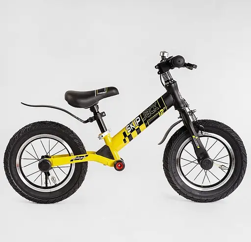 Дитячий біговел Corso Skip Jack 84115 колеса 12" Гальмо ручне підніжка - фото 4