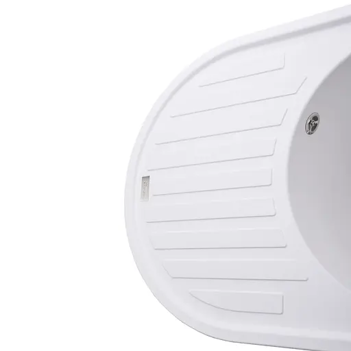 Гранітна мийка Globus Lux Ohara білий 770x500мм-А0007 000022440, Білий - фото 5