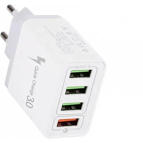 Сетевое зарядное устройство 4 USB Quick Charge 3.0 AR-830 - фото 1