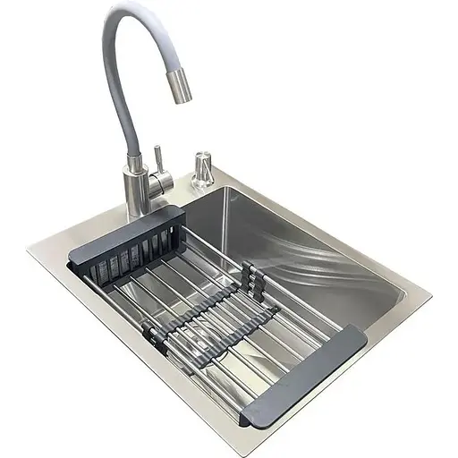 Комплект мойка + смеситель Romzha Arta U-350S (С) - фото 3