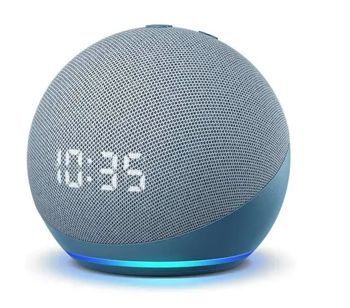 Акустика портативна розумна колонка Amazon Echo Dot 4th Gen Twilight blue (блакитна) - фото 6