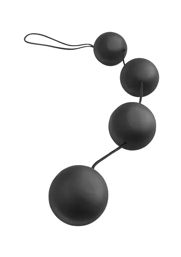 Анальні намиста Pipe Dream Deluxe Vibro Balls 44.3 см (чорний)