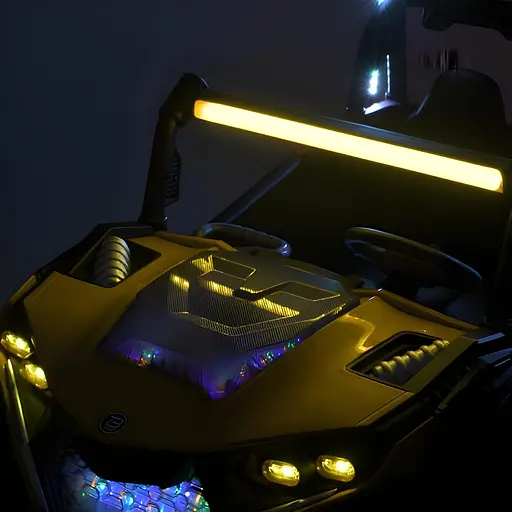 Електромобіль дитячий Bambi M 6019EBLR-6 Джип на 4 мотори та MP3 музикою - фото 3