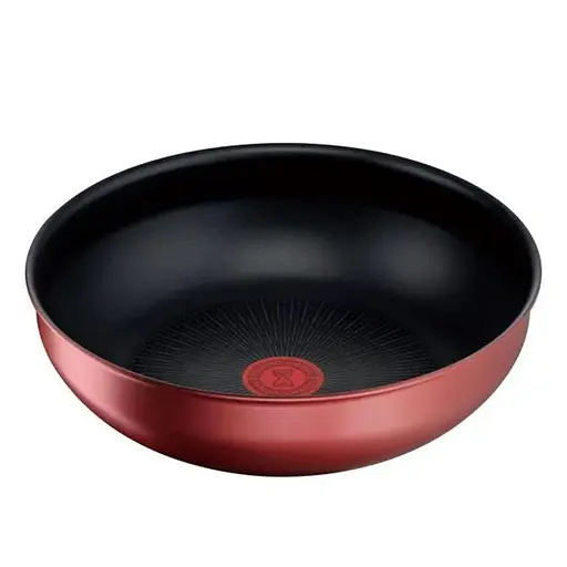 Сковорода Вок с серии Tefal Ingenio Unlimited Red 26 см (L3837792) с шестислойным титановым антипригарным покрытием Titanium 6Х