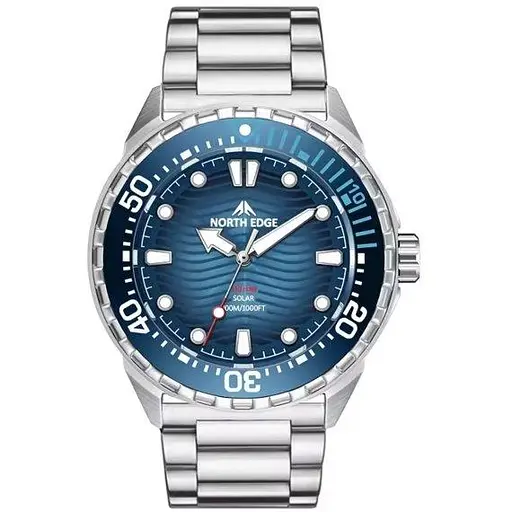 Часы мужские наручные North Edge piton 30 Bar (Серебристый)