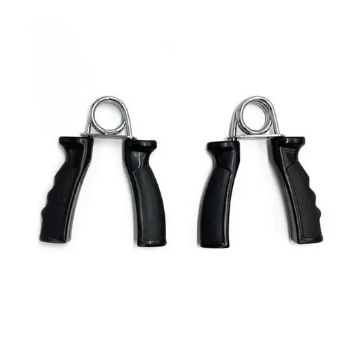 Набор эспандеров кистевых пружинных Power Grip NE-QD-01C черный - фото 2