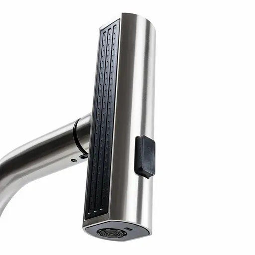 Змішувач для кухні Platinum XK08A нержавіюча сталь - фото 3