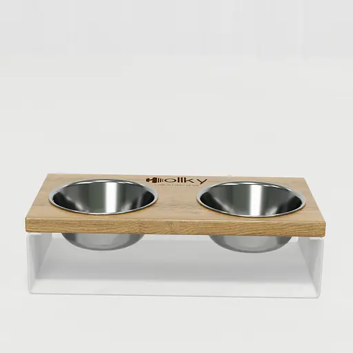 Hollky StellWood — миски на підставці для маленьких собак та котів (2 × 0,45 л) - фото 7