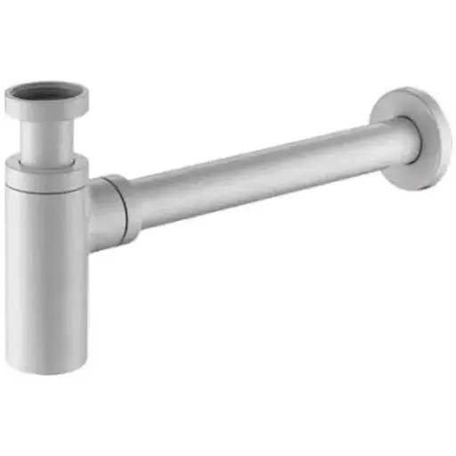 Напівсифон для умивальника Frap F82-6 під донний клапан, латунь, білий, Білий - фото 1