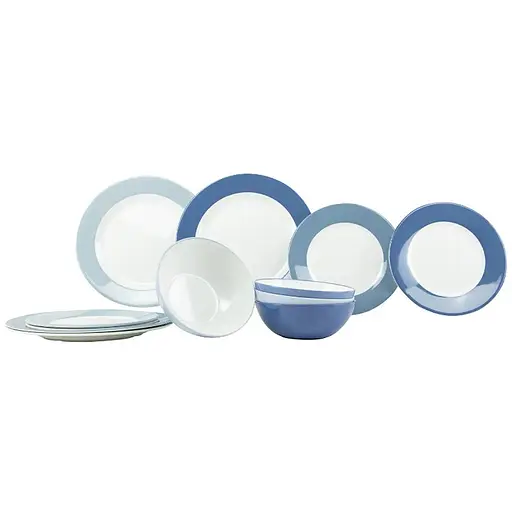 Сервиз столовый Gimex Tableware Colour 12 Pieces 4 Person Sky (6910121) (DAS302007) - фото 1
