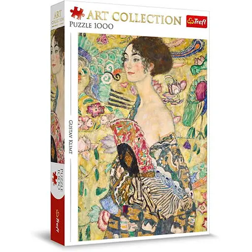 Пазл Trefl Дама с веером Густав Климт 1000 эл. (93756) - фото 1