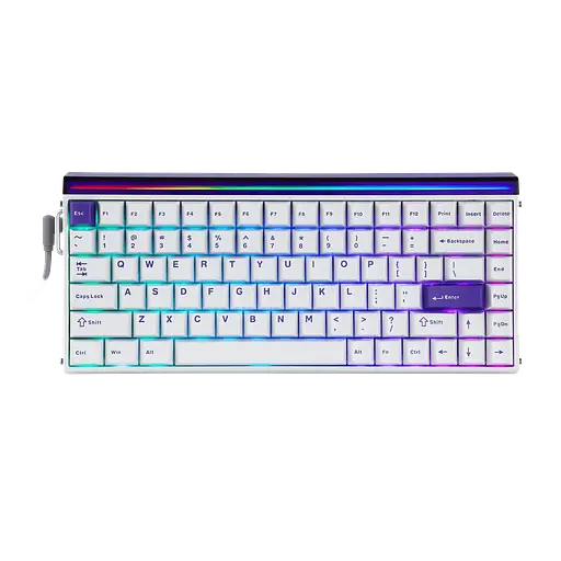 Клавиатура AULA HERO84 HE 75% , Белый - фото 2