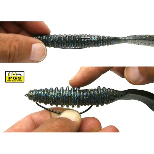 Силікон Keitech Mad Wag 7" #205 Bluegill (6 шт/уп) - фото 3
