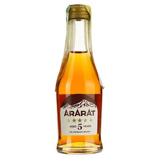 Бренді Арарат 5 зірок, 40%, 0,05 л (732957)
