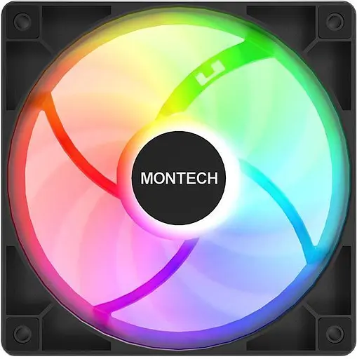 Вентилятор MONTECH 120MM GF120 PWM BLACK (GF120 PWM BLACK) - фото 1