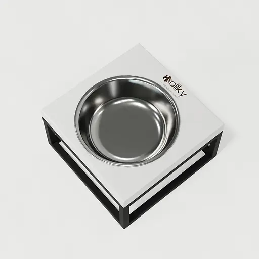 Hollky Base Solo S — миска на підставці для котів і маленьких собак (1 × 0,45 л) - фото 9