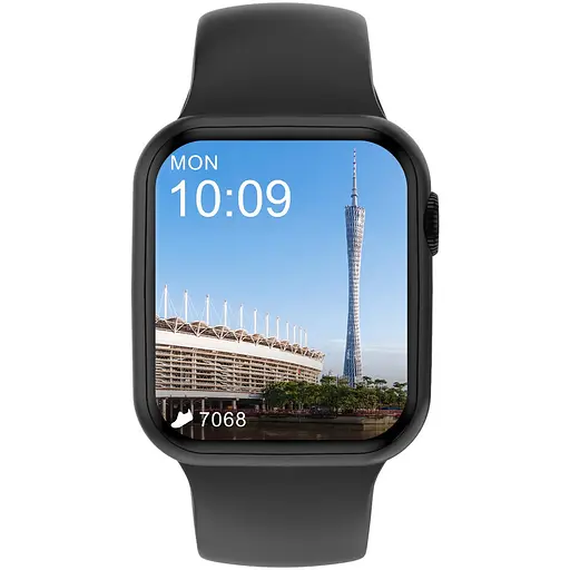 Умные часы NO.1 DT100 Pro Silicone с измерением пульса Черный - фото 6