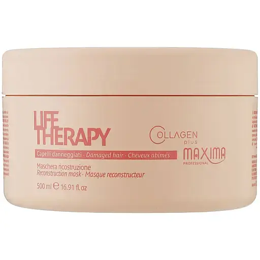 Маска для волосся Maxima Professional Life Therapy Collagen Reconstruction Mask відновлювальна 250 мл - фото 1