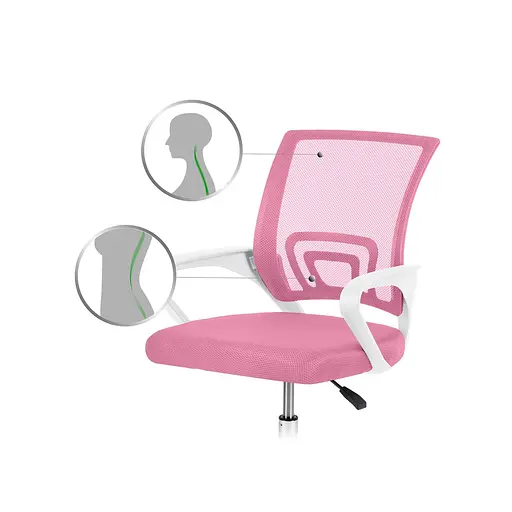 Офисное кресло Sofotel Emeri Pink (242001) - фото 9
