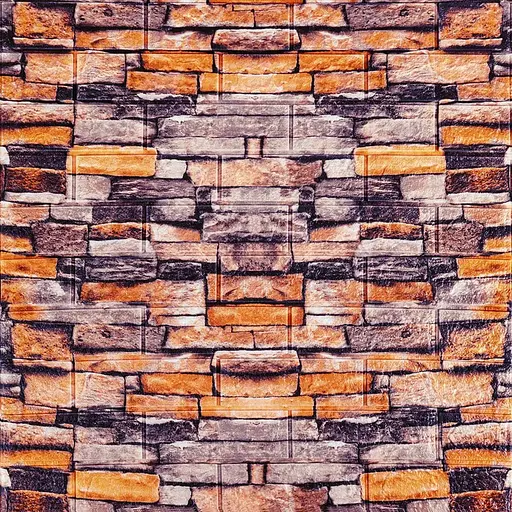 Декоративная 3D панель самоклейка 700х770х3мм Песчаник Катеринославский кирпич (045-3) SW-00000692 - фото 1