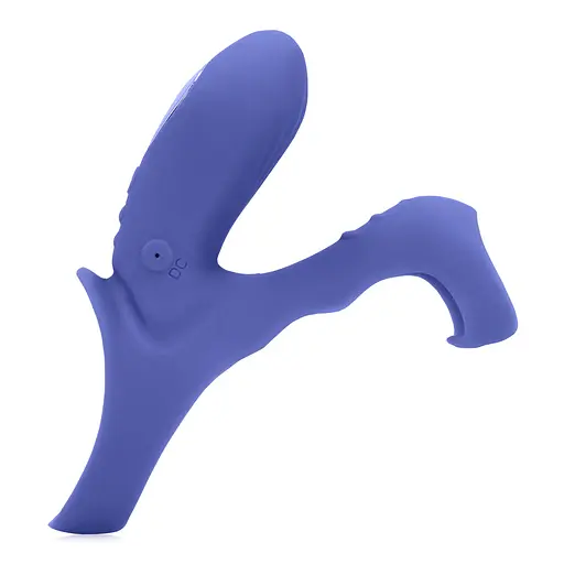 Насадка на пеніс із вібрацією Loveline Tamiya, 10.9 см (синій) - фото 1