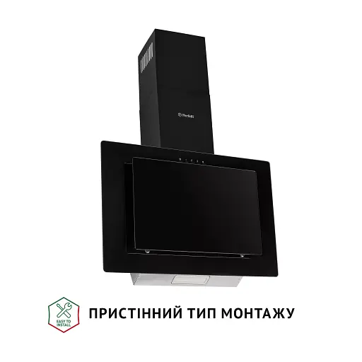 Вытяжка декоративная наклонная PERFELLI DN 6142 BL LED - фото 2