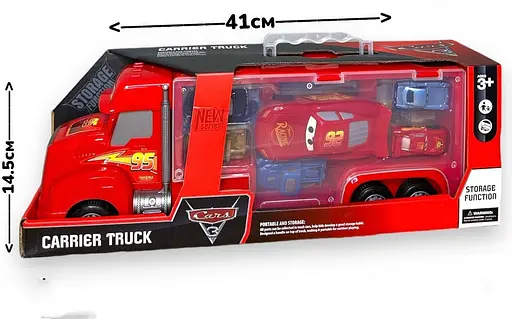 Трейлер "Тачки 3" 868-33, 6 машинок в наборе, в коробке (6985250111345) - фото 3