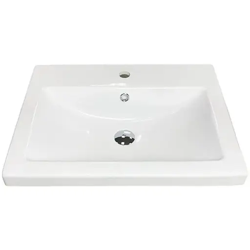 Раковина Adamant умывальник CERS искусственный камень прямоугольная - фото 1