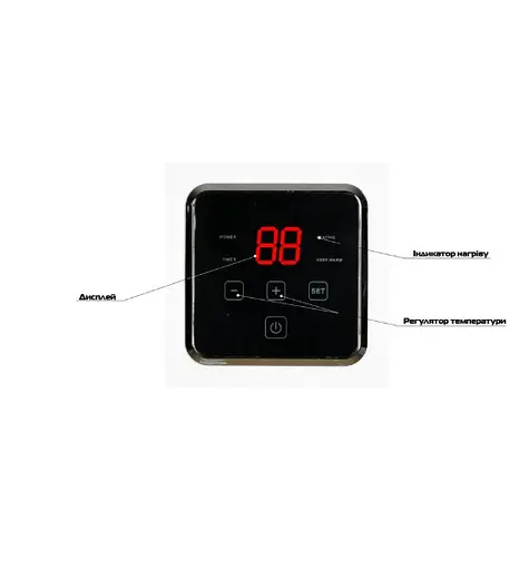 Водонагрівач Mixxus EWH-15100 CUBE DRY 100 л, 2 кВт, сухий ТЕН, вертикальний, квадратний, білий (WH0619) - фото 3