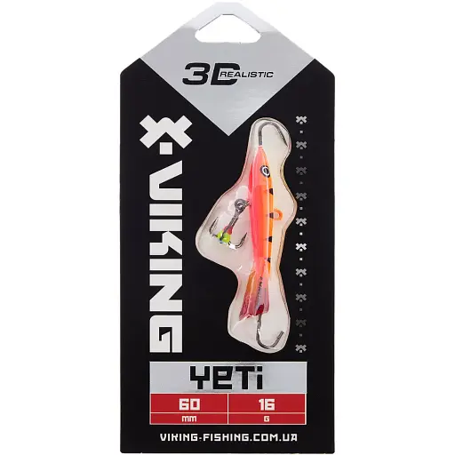Балансир Viking Fishing Yeti Ice Jig 60mm 16.0g #15 Pink Moon - фото 2