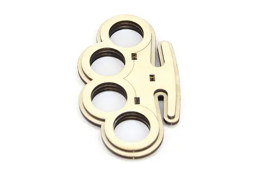 Дерев'яний конструктор "Кастет" 6 деталей - фото 6