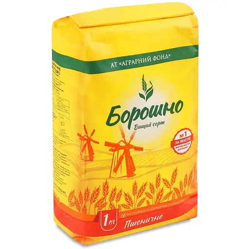 Мука пшеничная Аграрний фонд высший сорт 1 кг (778133)