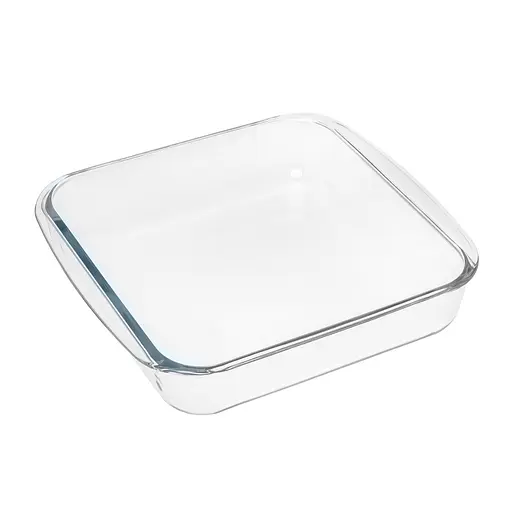 Противень прямоугольный форма из жаропрочного стекла для запекания 1.6 л 24.5х21.5 см, Ristal Прозрачный 86982 - фото 3
