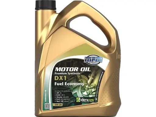 Моторна олива MPM Premium Synthetic DX1-FE 5W-20 5л (05005DX1-FE)