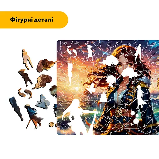 Пазл деревянный Аниме Морская Путешествие, А4, Деревянная коробка 100 элементов - фото 3