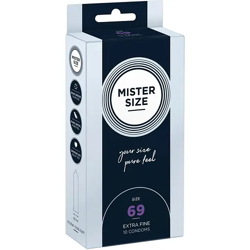 Презервативы Mister Size - Pure feel - 69 (10 condoms) - фото 2