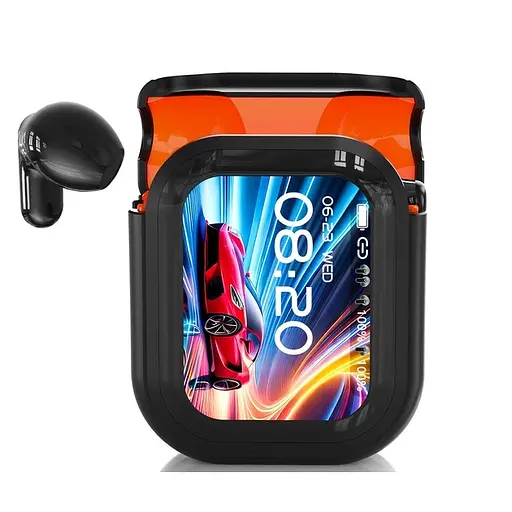 Бездротові навушники HTC NE20 AI Bluetooth сенсорне керування – зарядний кейс, чорні  - фото 1