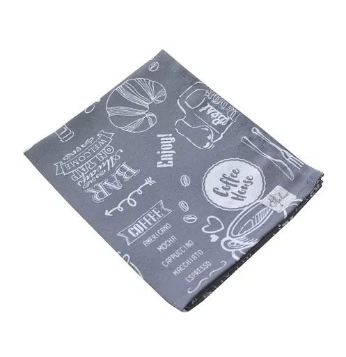 Серветка Прованс Grey Breakfast, 45х35 см, сірий (11089)