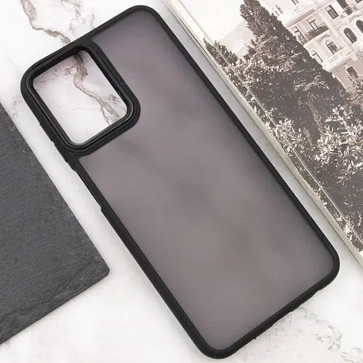Чехол Epik TPU+PC Lyon Frosted для Motorola Moto G23 Black - фото 4