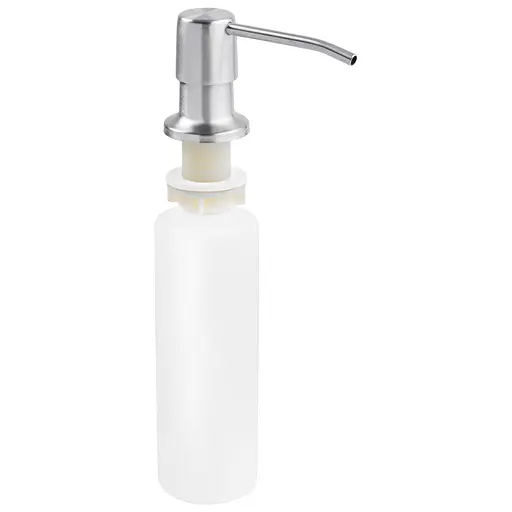 Кухонная мойка Kroner Derby-5050HM Brush + сушка для посуды, смеситель и дозатор (CVS30143) - фото 3