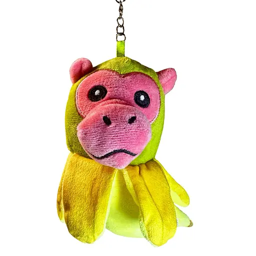 М'яка іграшка брелок Brainrot Шимпанзіні Бананіні 18 см (XY093)