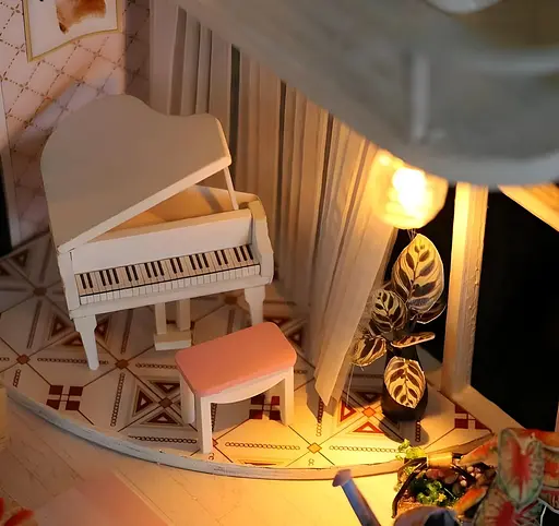 3D конструктор Румбокс Anna pink melody  своїми руками, світлові ефекти - фото 3